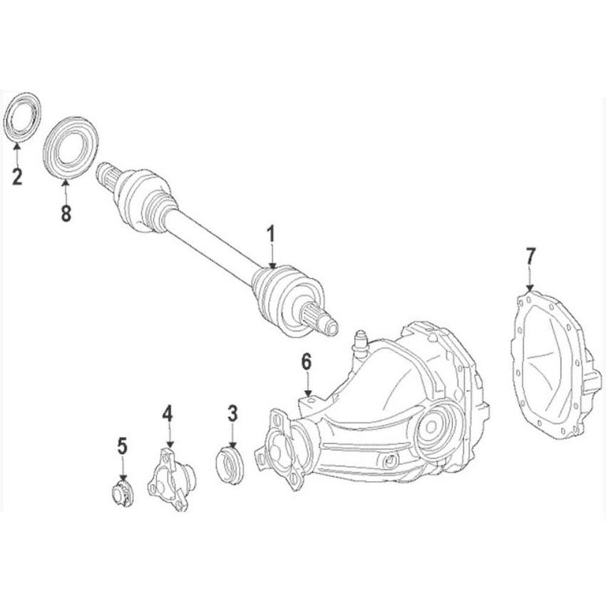 Mercedes Axle Nut - Front 2103530572